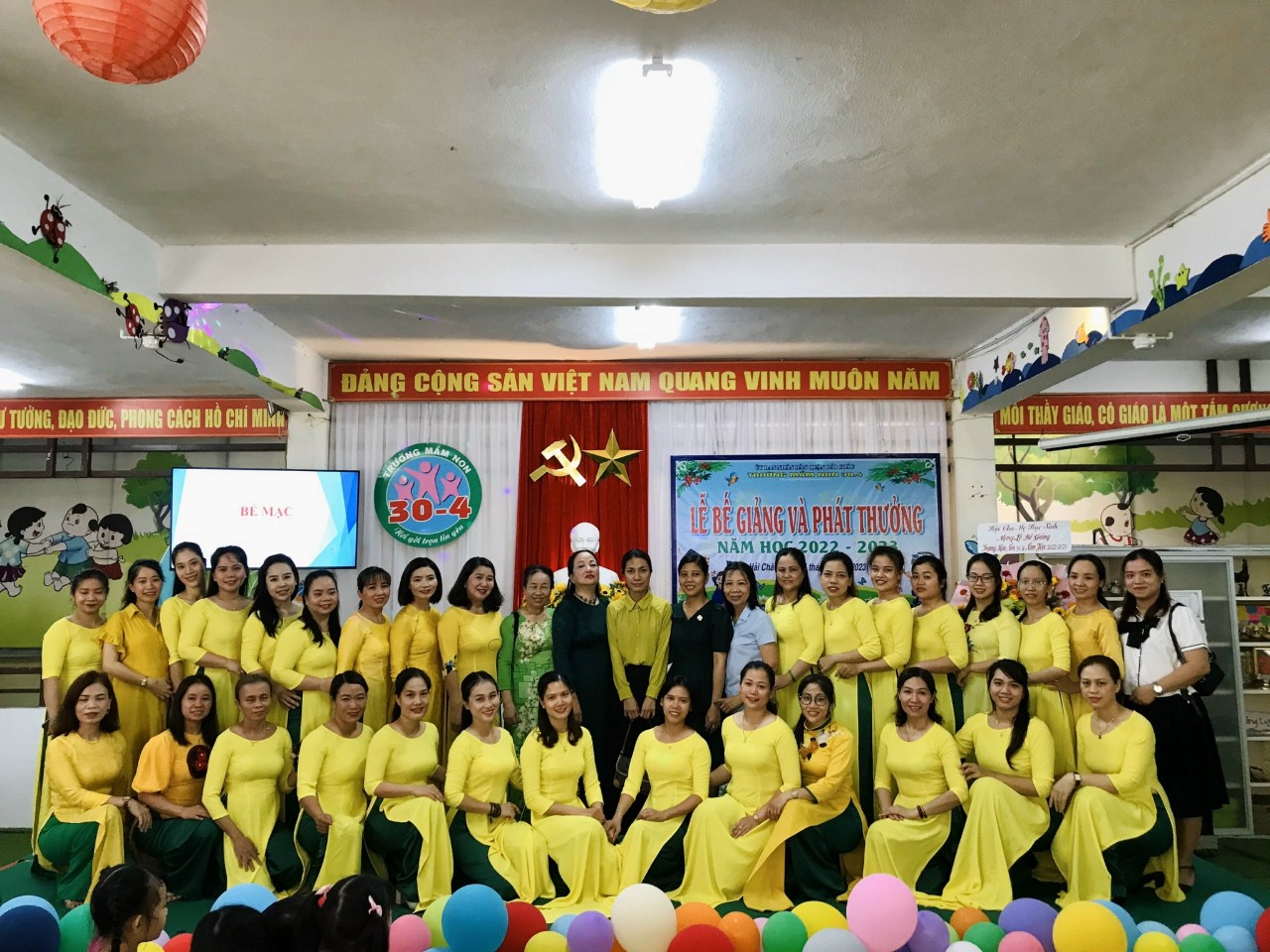LỄ BẾ GIẢNG VÀ PHÁT THƯỞNG NĂM HỌC 2022-2023