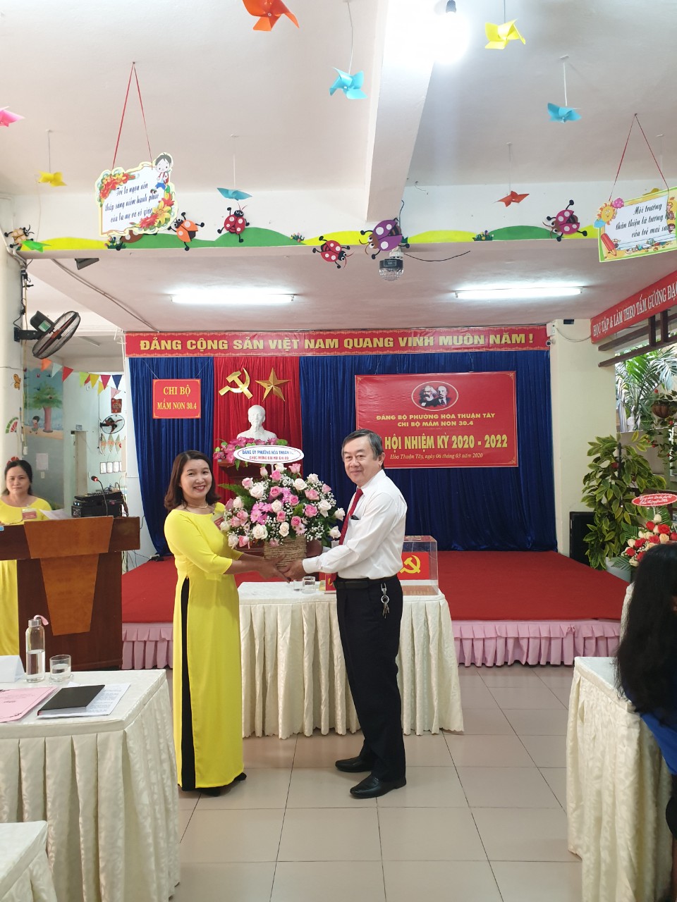 Đại hội Chi bộ mầm non 30/4, nhiệm kỳ 2020-2022