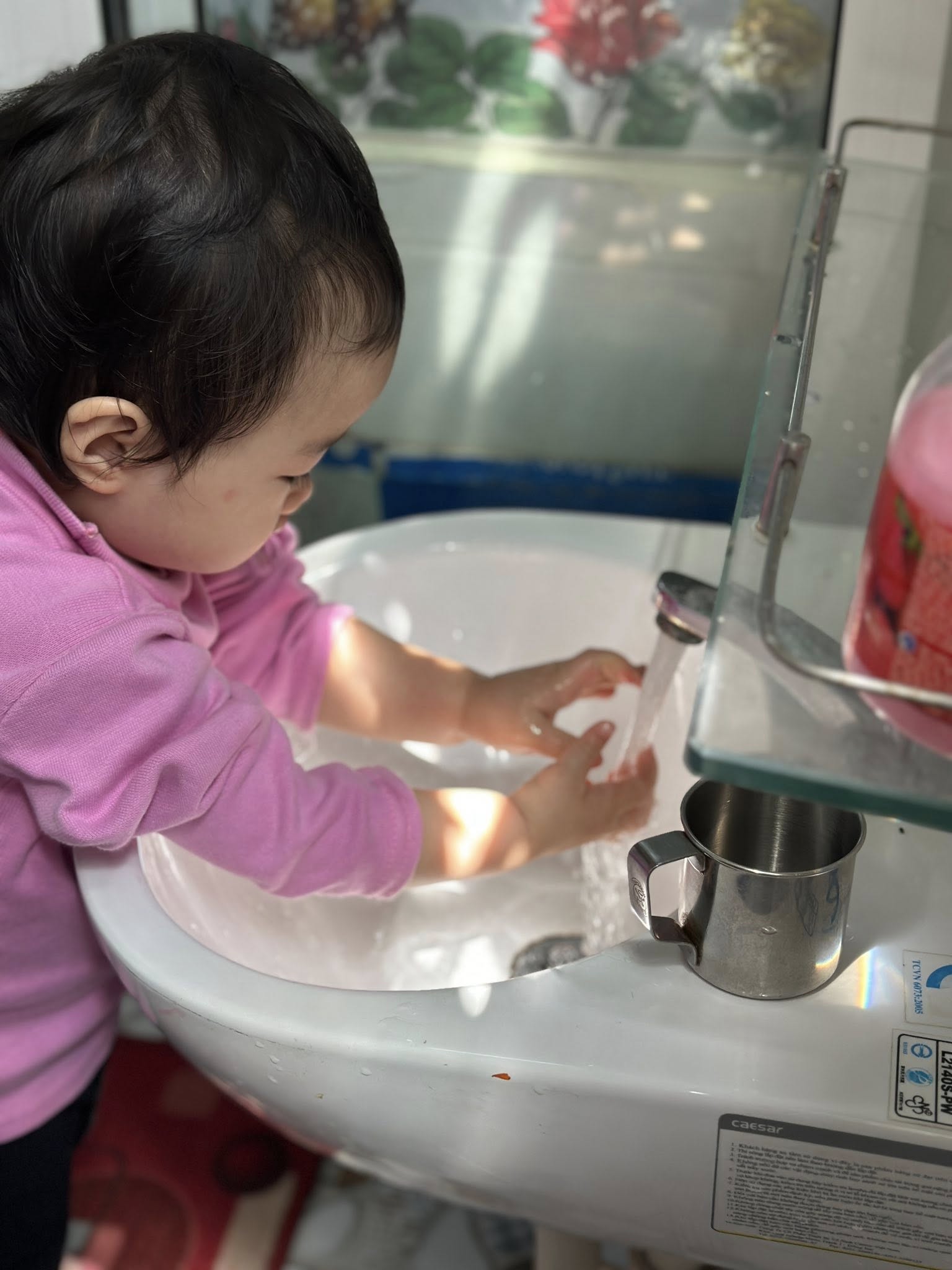 CÁC BÉ THỰC HIỆN VỆ SINH TRƯỚC VÀ SAU KHI ĂN